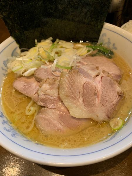 「チャーシューメン880円、薬味増し100円」@横浜家系ラーメン 中島家の写真