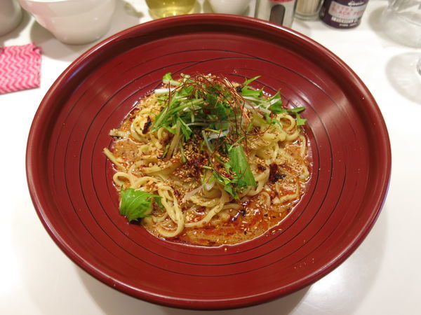 「汁なし担担麺(3辛)：780円」@汁無し担々麺 金蠍 東京タワー店の写真