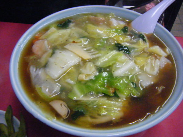 「エビそば」@北京料理 忠豊の写真