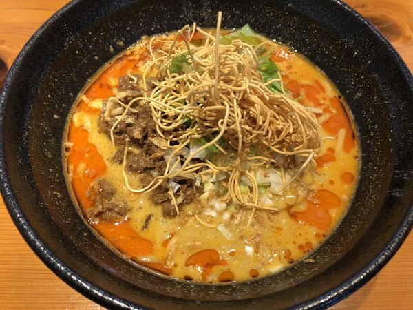 「限定カレー担担麺　￥９００」@Hino担担麺 kokuuの写真