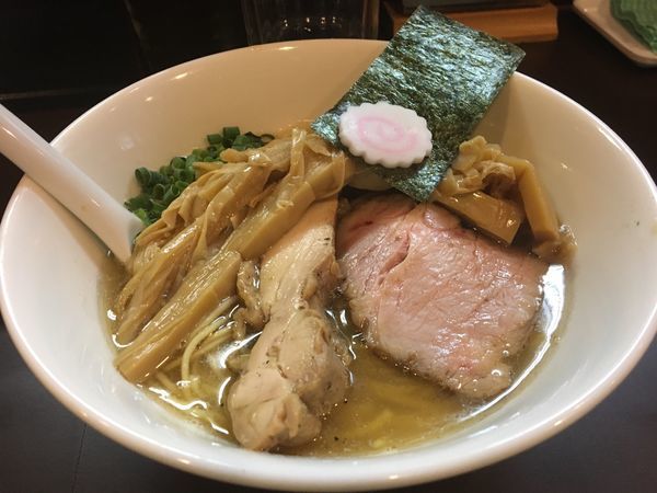 「伊吹イリコの塩そば」@おおぜき中華そば店の写真