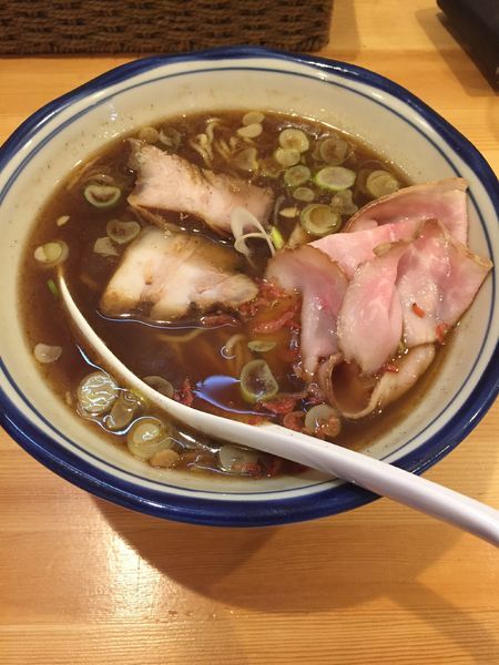 「中華そば 並 モモチャーシュートッピング」@香伏の写真