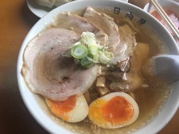 「チャーシューめん」@青竹手打ちラーメン 日向屋の写真