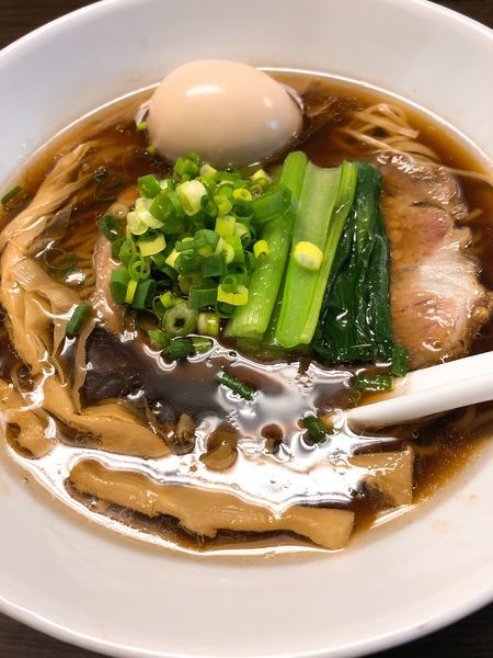 「味玉醤油そば ¥850」@花笑み中華そば かれんの写真