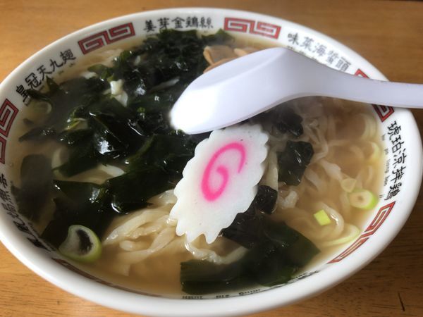 「ワカメラーメン600円」@森田屋支店の写真