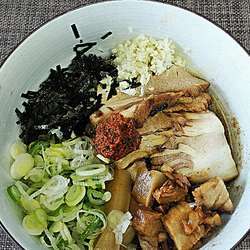 まぜそば 850円＋チャーシュー 200円