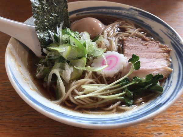 「七つの煮干し中華SOBA」@喜多方ラーメンcafeざくろの写真