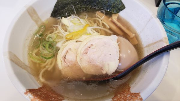 「さっぱり鶏塩＋味玉」@麺匠 風流の写真