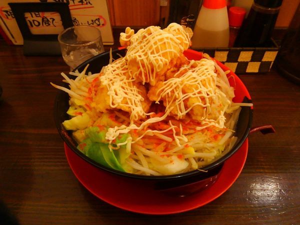 「鶏唐ゴリラー麺」@ラッキー食堂まとや 千曲店の写真