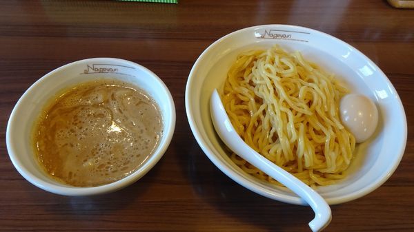 「つけ麺中盛（850円）＋半熟たまご（120円）」@らーめん Nageyariの写真