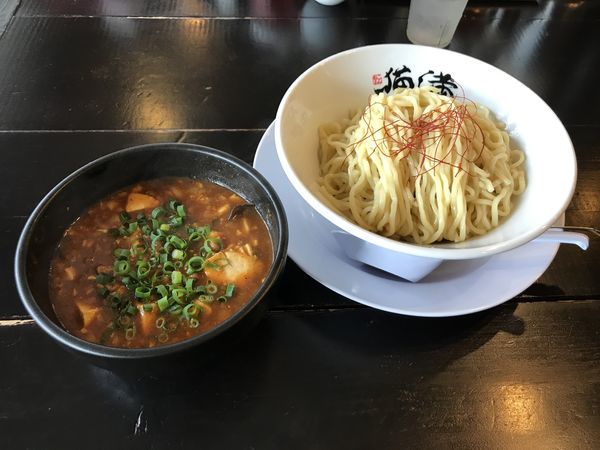 「マーボーつけめん」@らーめん 猫満の写真