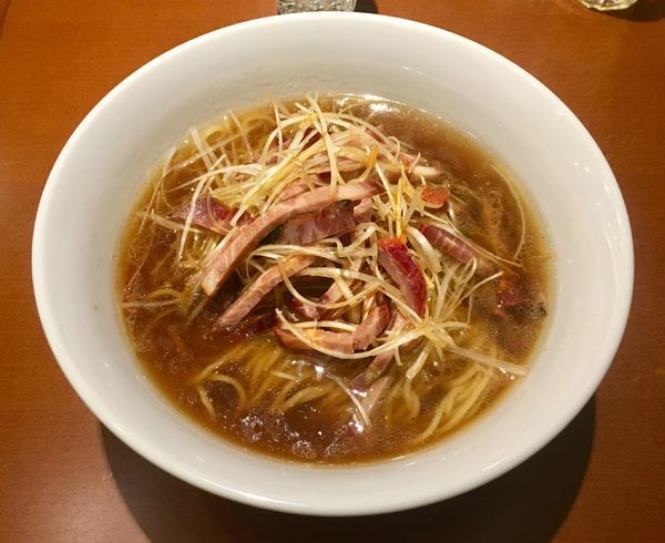 「ねぎチャーシュー汁そば」@上海酒家 岳の写真