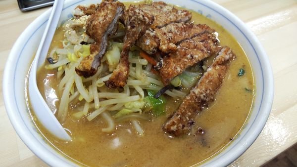 「ロース味噌たんめん¥1080」@麺工房マルオの写真