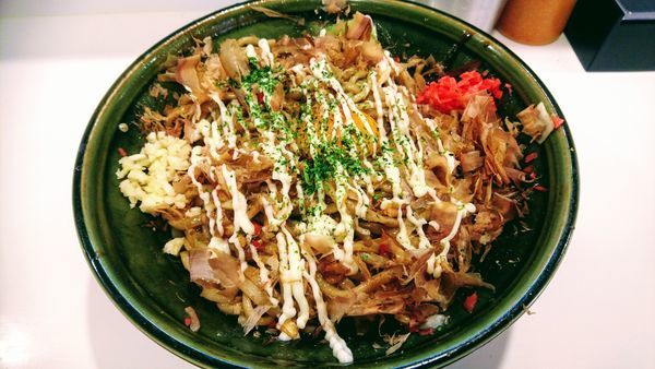 「【限定】オコノミヤキ(ニンニク少なめ･紅生姜)」@ハイパーファットンの写真