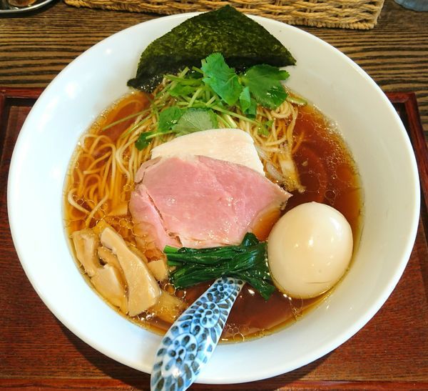 「Ra-men濃口醤油＋味玉」@メンドコロ Kinariの写真