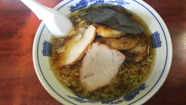 「中華焼豚麺+味玉 1200円」@白河中華そばの写真