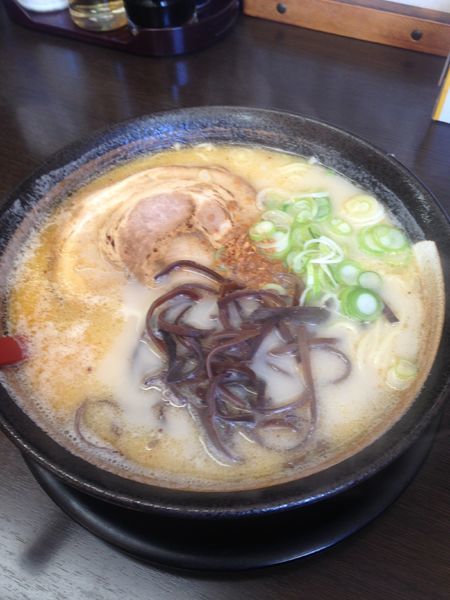 「とんこつラーメン 中 750円」@きむら屋の写真