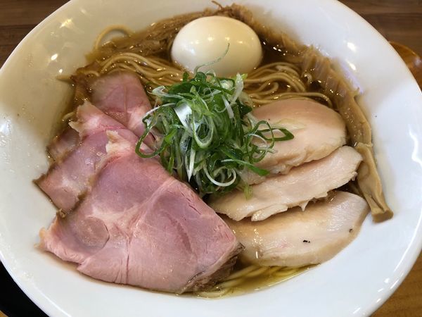 「限定 のどぐろ煮干し 1280円 和え玉200円」@ラーメン 健やかの写真
