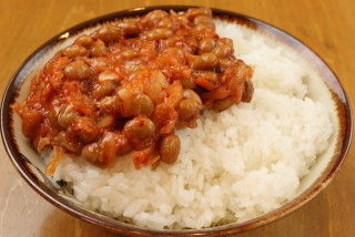 「醤油豚骨ラーメン ライス」@横浜家系ラーメン 精一杯の写真