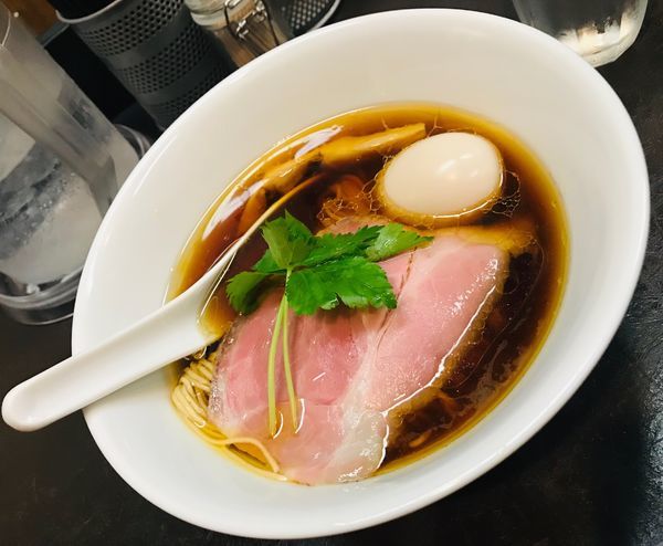 「味玉醤油蕎麦」@神保町黒須の写真