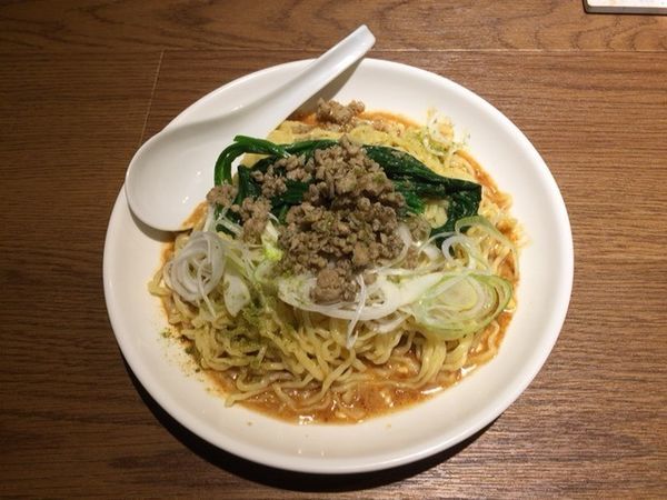 「汁なし担担麺 大盛」@らーめん藪づかの写真