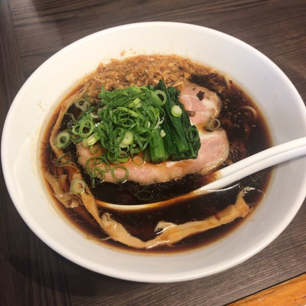 「【限定】川越醤油ブラック 800円」@花笑み中華そば かれんの写真