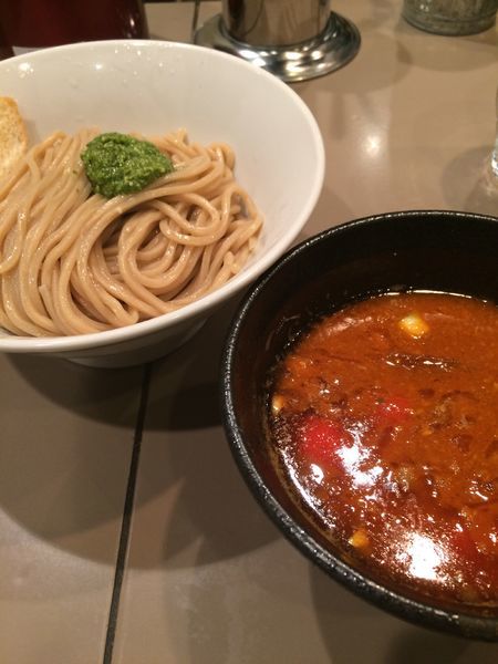 「海老トマトつけ麺950円」@つけ麺 五ノ神製作所の写真