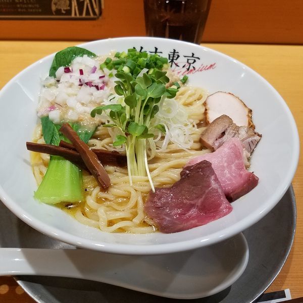 「ホタテそば」@竹末東京プレミアムの写真