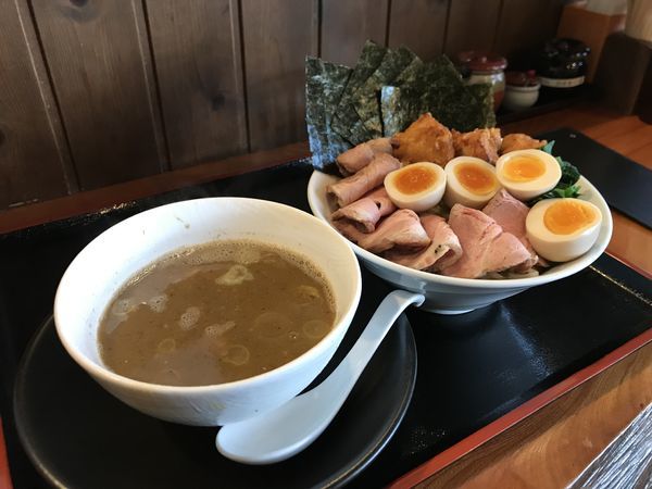 「濃厚煮干つけ麺」@麺創 なな家の写真