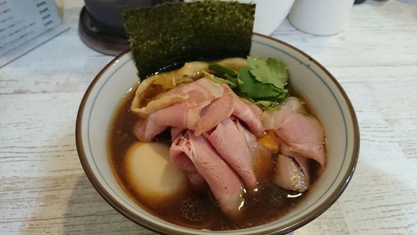 「特製煮干しそば」@中華そば 四つ葉の写真