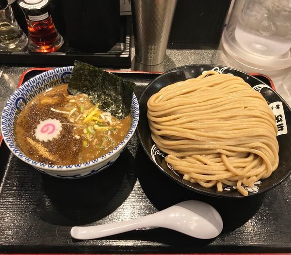 「濃厚つけめん 特 ＋ 心の味餃子6個」@松戸富田麺絆の写真