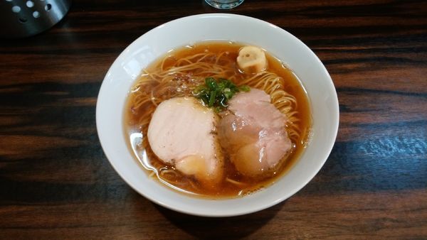 「アジ煮干しの中華そば¥750-」@中華そば 梟の写真