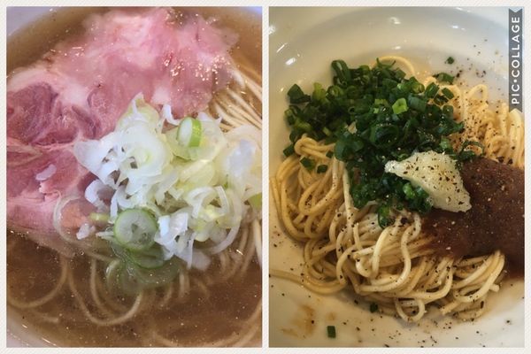 「【限定】銀鱗真鯛蕎麦＋ガーリックシュリンプの和え玉」@弘明寺丿貫の写真