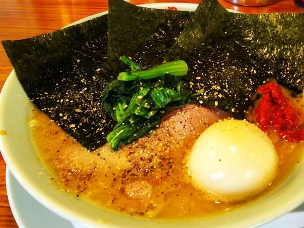 「ラーメン煮玉子」@濱之家 入谷店の写真