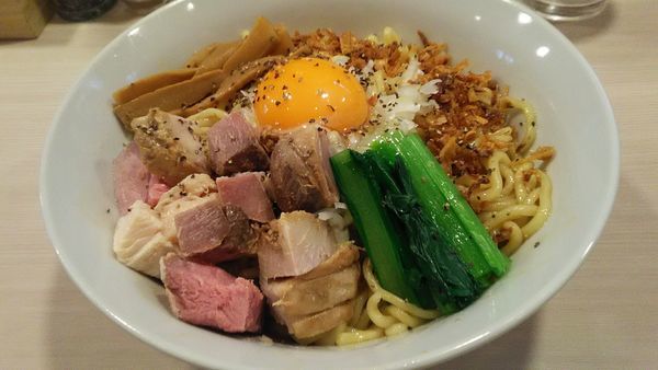 「まぜそば　大盛」@中華ソバ ちゃるめの写真