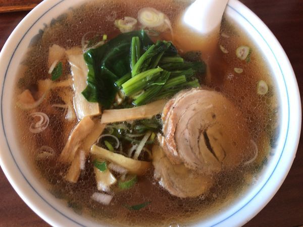 「ラーメン550円」@ばんげや食堂の写真