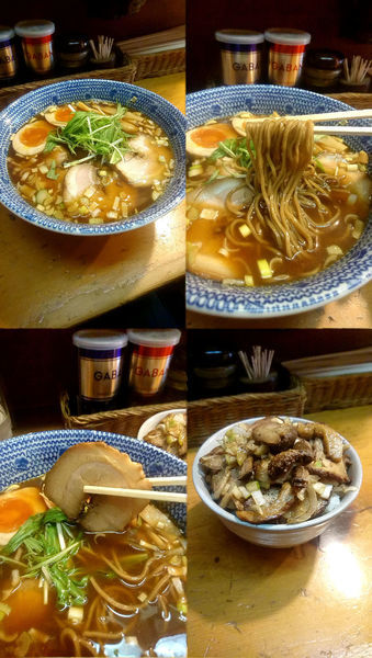 「『特製蕎麦+ちゃーしゅー丼(¥800+300)』」@らーめん さんさんの写真