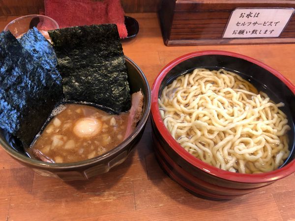 「つけ麺温盛り」@麺屋 清水の写真