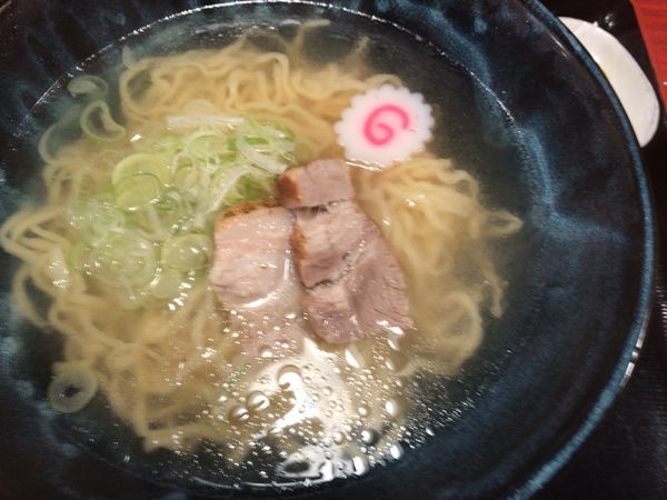 「会津山塩ラーメン757円」@会津 田舎家の写真