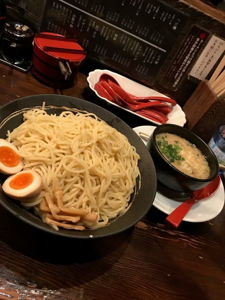 「背油つけ麺」@つけめん・らあめん 宗庵 北千住店の写真