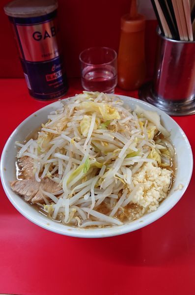 「小ラーメン・ニンニクカラメ」@ラーメン二郎 松戸駅前店の写真