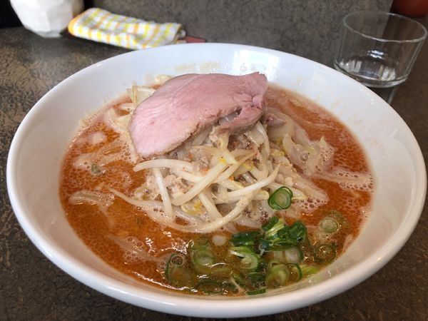 「甘エビミソラーメン850円」@味噌ラーメン 雪ぐにの写真