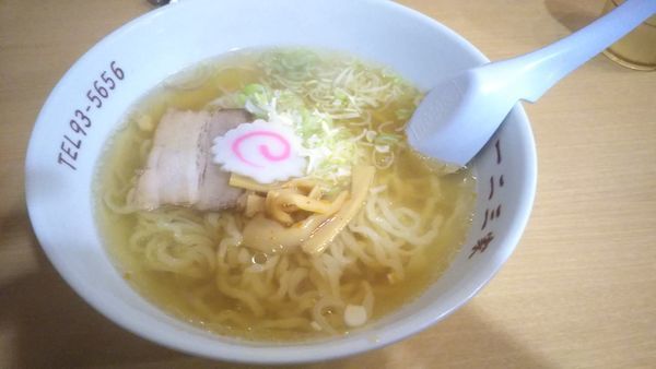 「醤油ラーメン640円」@一二三家の写真