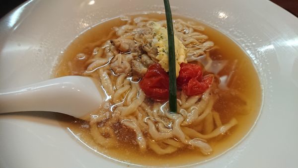 「あさりのらーめん（３月限定）」@らーめん かねかつの写真