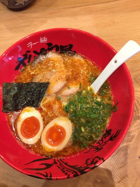 「味玉HOTらーめん ９００円」@ラー麺 ずんどう屋 八尾西久宝寺店の写真
