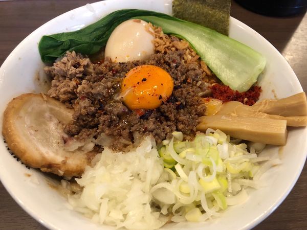 「坦々まぜそば」@狼煙 東大宮店の写真