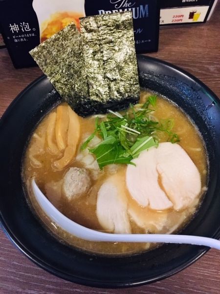 「濃厚鶏そば(黒)780円」@麺屋ばらいちの写真