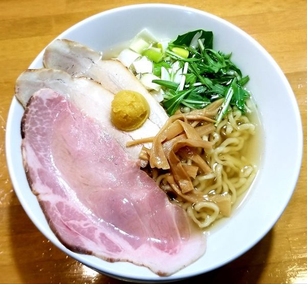 「虜柚子中華そば(柚子)」@自家製中華そば 麺の虜の写真
