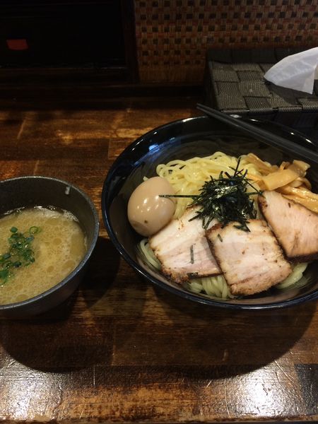「全部乗せつけ麺1100円 大盛り無料」@麺屋ことぶきの写真