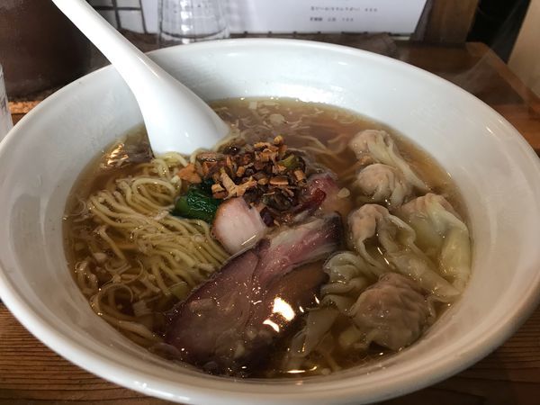 「ワンタンめん」@らーめん穀雨の写真